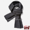 Кашемировый шарф Классический вязаный вязаный шарф Серый
